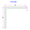 Cornière Aluminium 50x50mm