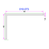 Cornière Aluminium 60x40mm